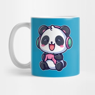 Kawaii Panda Playing Video Game Cute Gamer Mug